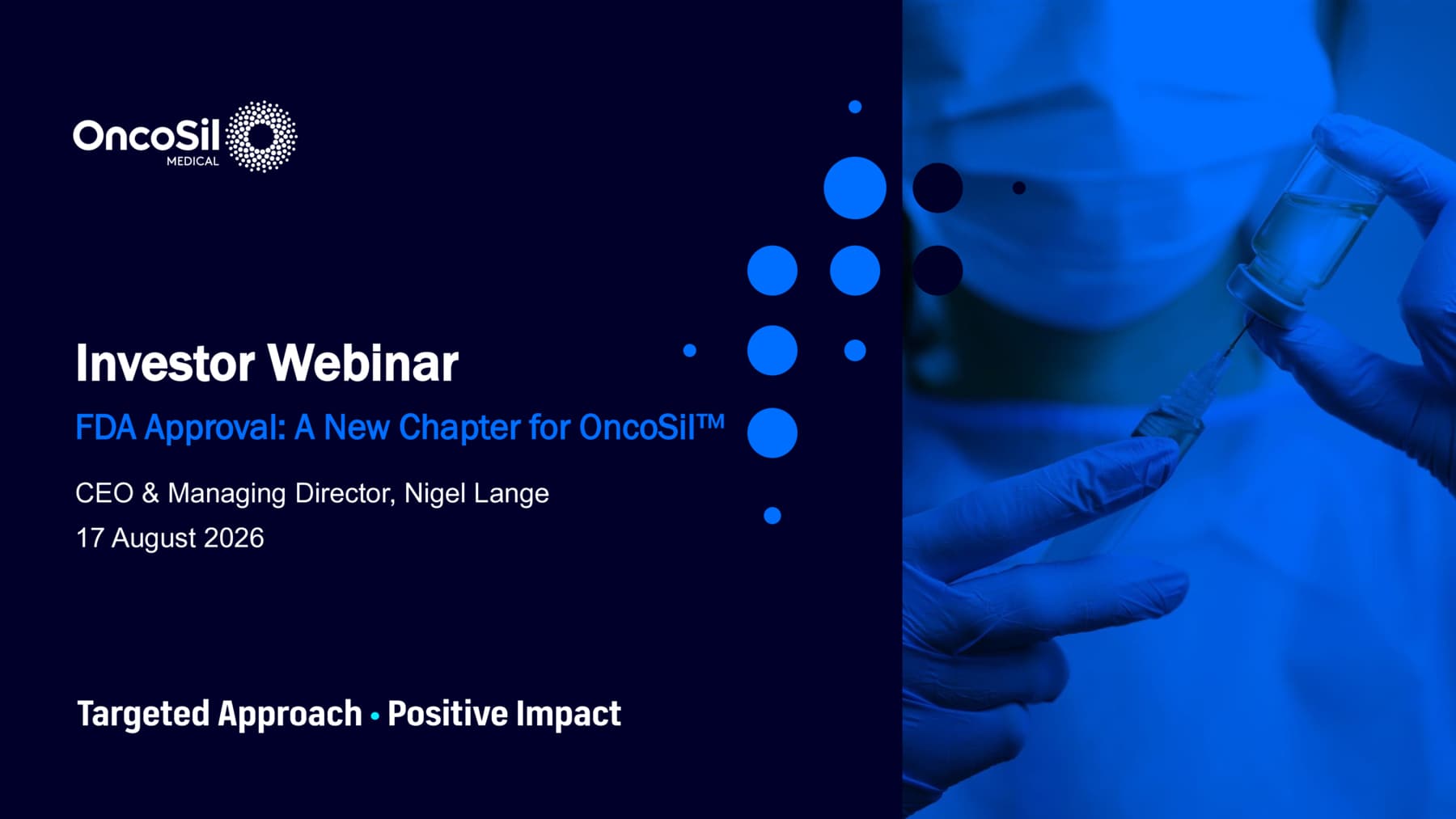 Investor Webinar Presentation